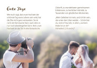 Grussheft Gottes Segen zur Hochzeit