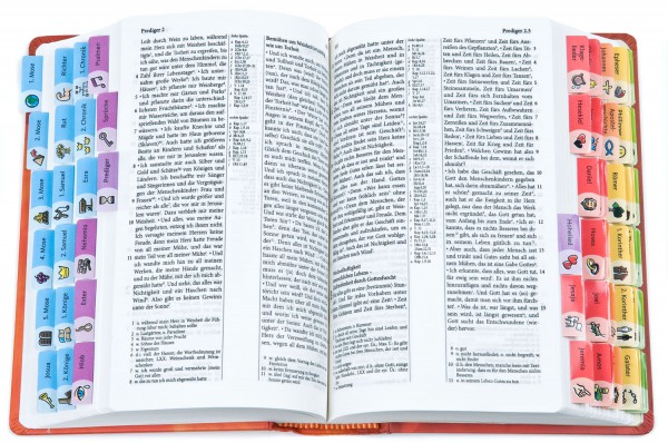 Bibel-Griffregister für Kinder - mit Symbolen