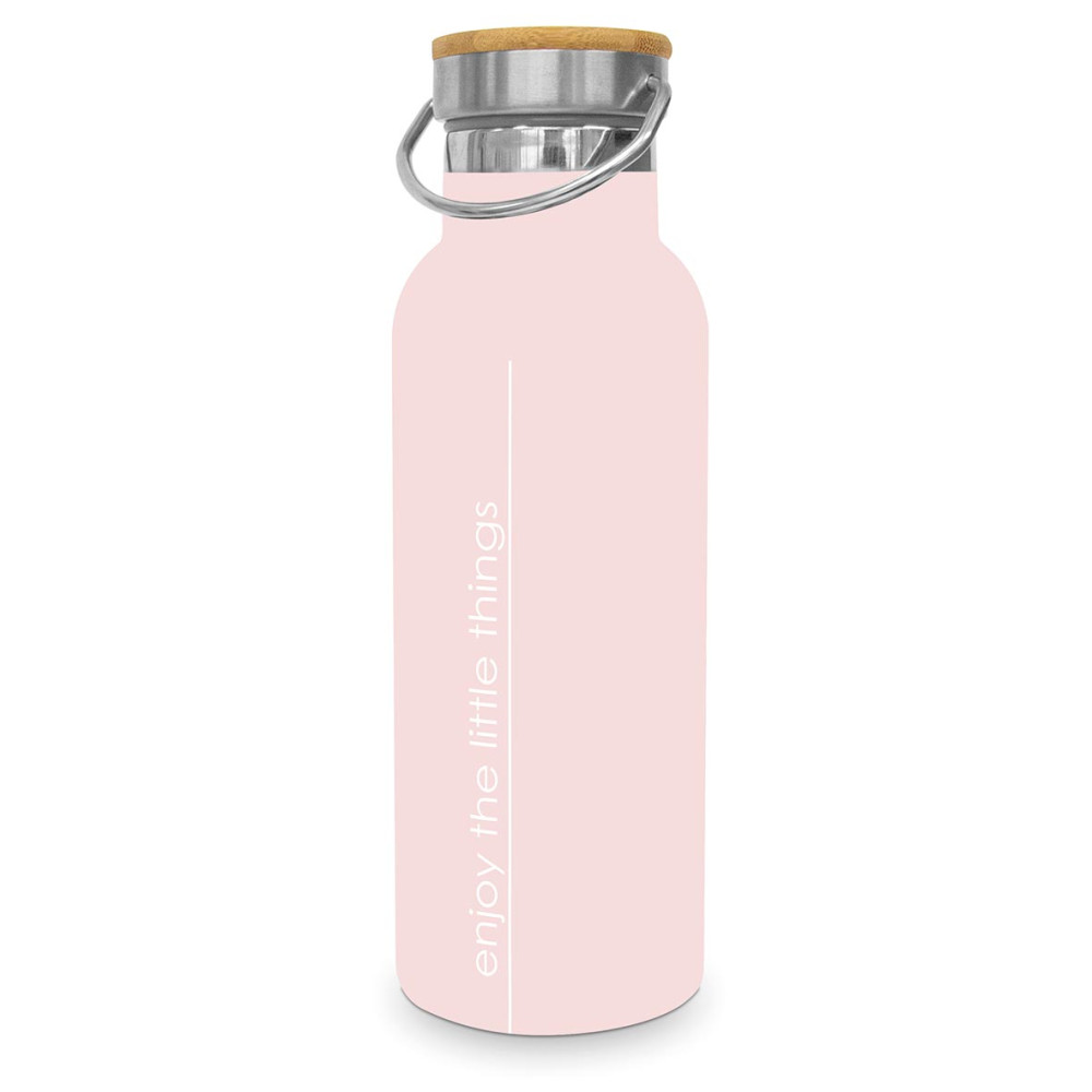 Edelstahl Trinkflasche 'rose' - Pure Collection