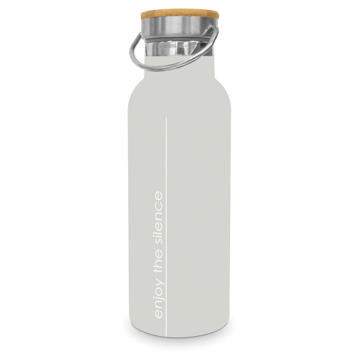 Edelstahl Trinkflasche 'taupe' - Pure Collection