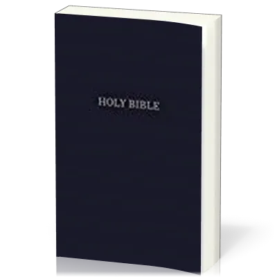Anglais, Bible,  King James Version, Gift and Award Bible Blue - Leather-Look, Comfort Print, Red...
