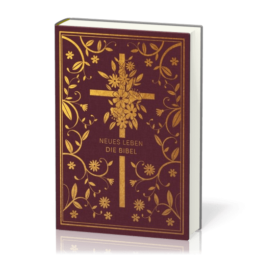 Neues Leben Bibel - Golden Grace Edition - Einspaltig - Bordeauxrot