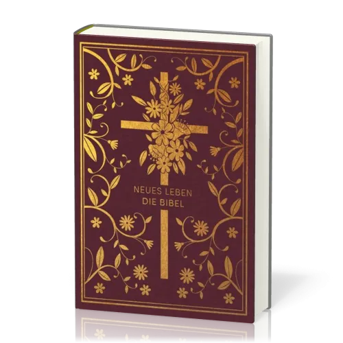 Neues Leben, Bibel - Golden Grace Edition - gebunden, Gewebeinband, Einspaltig, Bordeauxrot