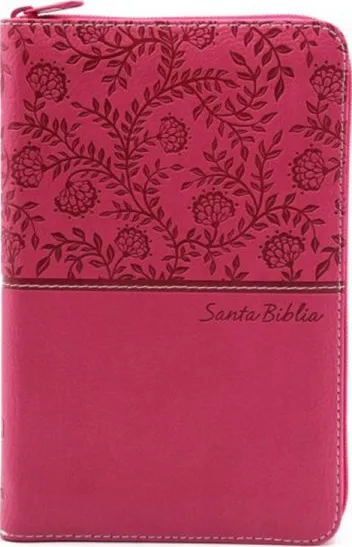 Spanisch, Bibel Reina Valera 1960, ultradünn, kompakt, Kunstleder, rosa