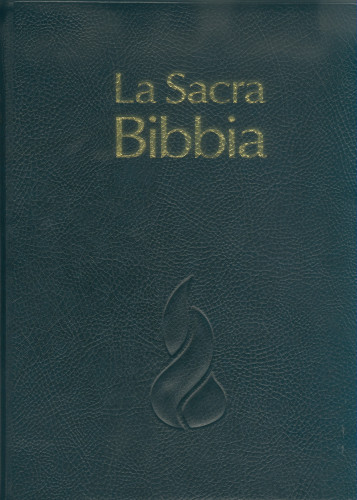 ITALIENISCH, BIBEL NUOVA RIVEDUTA, PVC, ABGERUNDETE ECKEN, SCHWARZ