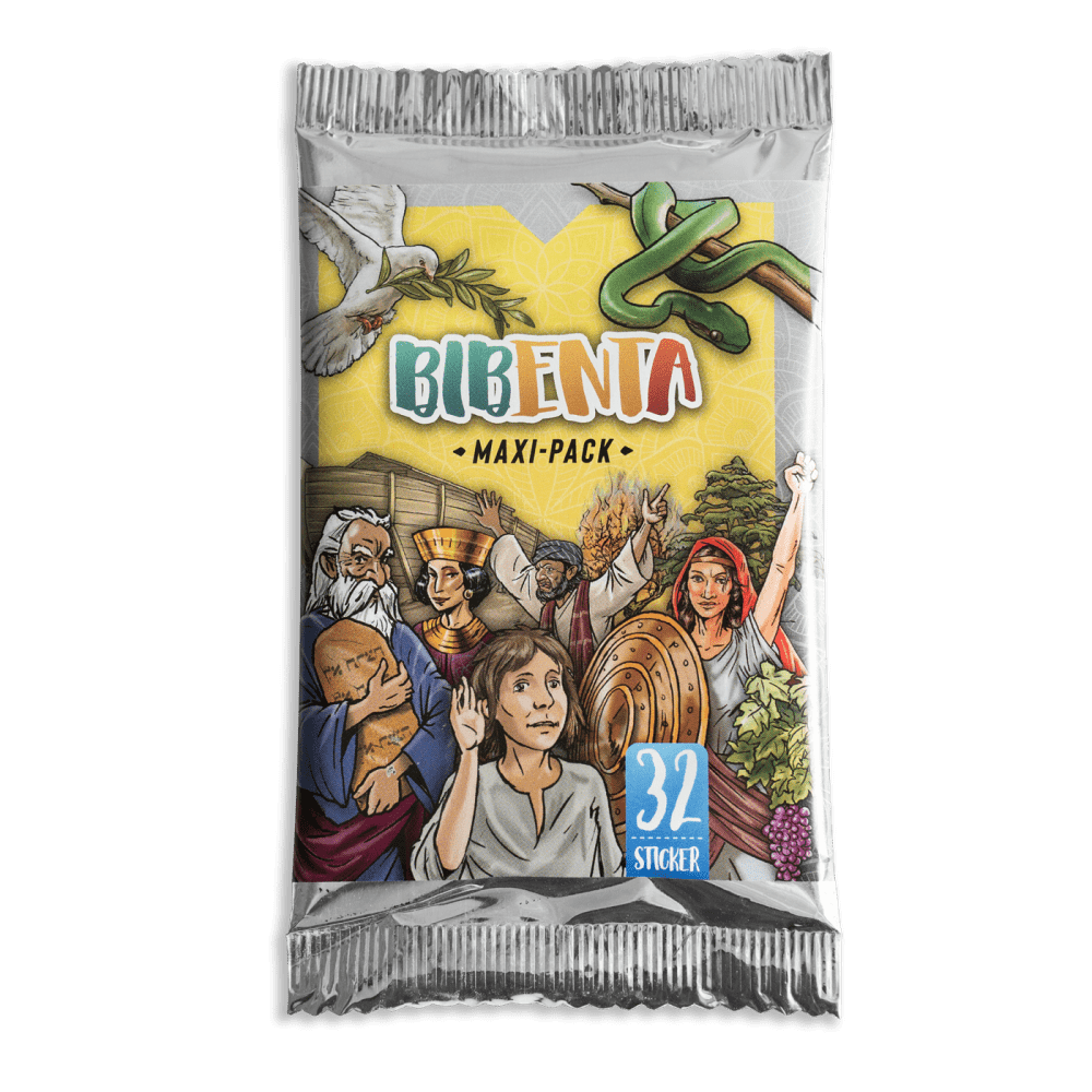 Bibenta Sticker Maxi-Pack - 32 Sticker, passend zum Bibelstickeralbum