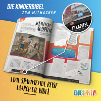 Bibelstickeralbum Starter-Set (5er Pack) - inkl. 1 Dispenser (480 Sticker) BIBENTA