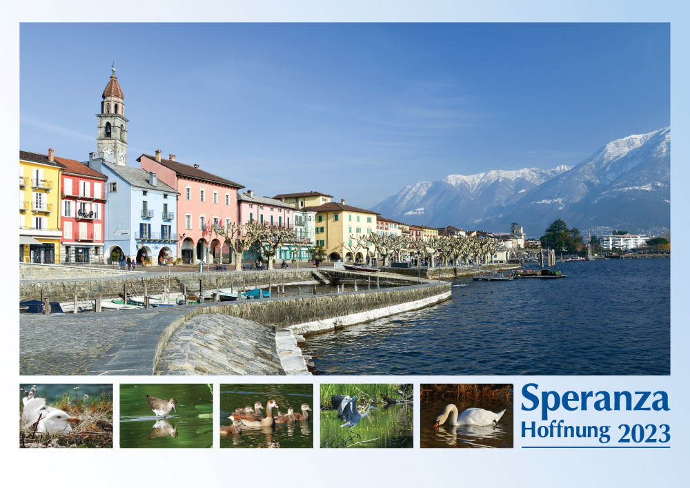 Italienisch-Deutsch, Bildkalender Hoffnung - Monatskalender