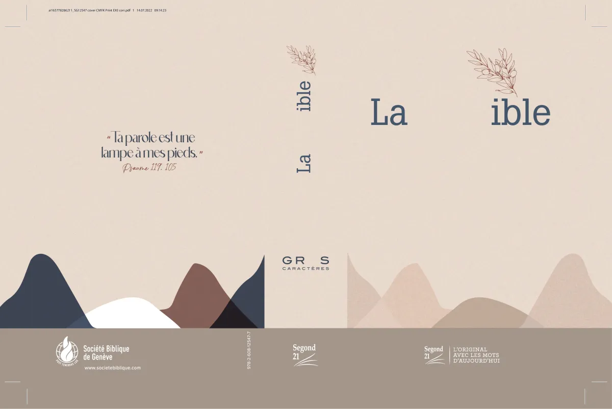 Segond 21-Bibel, französisch, Großdruck - gepolstertes Hardcover